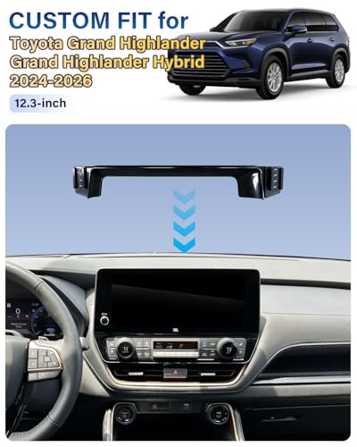 Magnetic Phone Mount for Toyota Grand Highlander Hybrid 2024 (Magnetic / 2024-2026 Toyota Grand Highlander | 12.3-Inch)