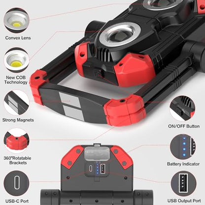 Rechargeable Work Lights (Red)