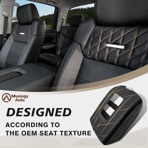 Armrest Cover for Toyota Tundra 2014 (10) 14-21 |Tundra| Bucket Seat, +Thick)