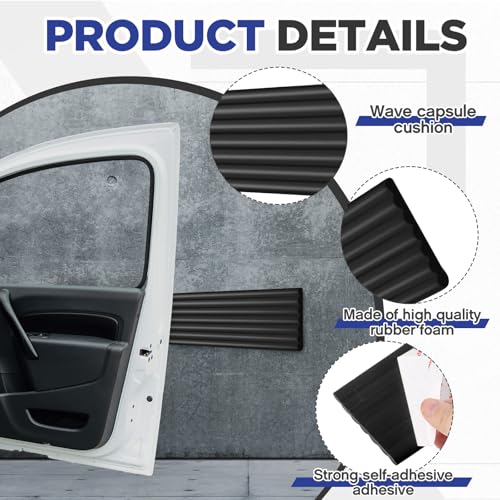 Garage Wall Protector (Black / 10ft x 3.15in)