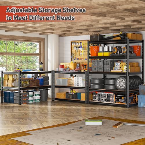 2 Pack Garage Shelving (Black)