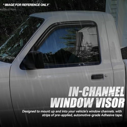 Tape On Window Visors for 1993 (93-09 Ford Ranger Mazda B2300)