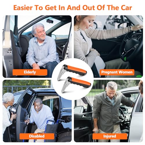 Car Door Handle for Elderly (Orange)