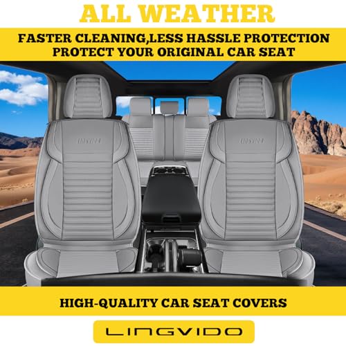 Front Car Seat Covers (Gray / Front)