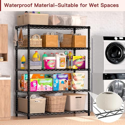 Wire Storage Shelves (35.5"W x 14"D x 72"H)