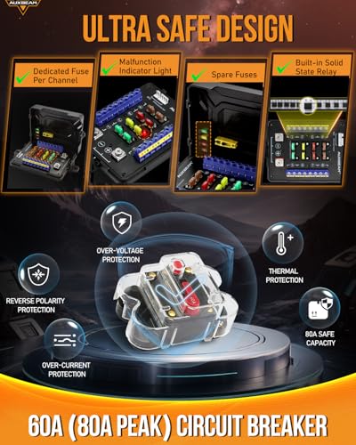 8 Gang Switch Panel Bluetooth RGB AR (8 Gang Bluetooth Panel (Two Side Output))