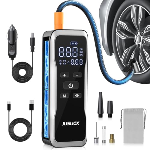 Tire Inflator Portable Air Compressor (Grey)