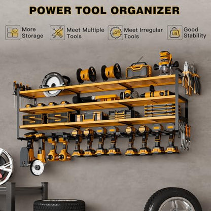 Power Tool Organizer Wall Mount (Yellow)