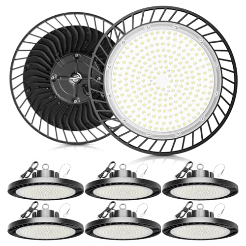 350W UFO LED High Bay Light 52500LM 5000K High Bay LED Shop Lights