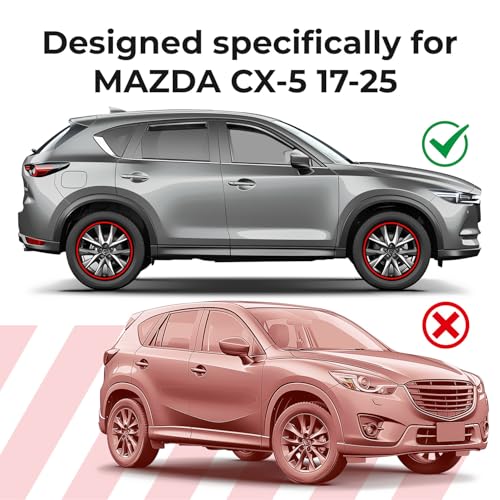 Window Deflectors Smoke Tinted In (For CX-5 17-25)