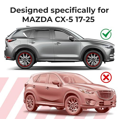 Window Deflectors Smoke Tinted In (For CX-5 17-25)