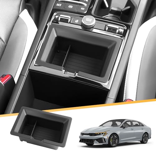 Center Console Organizer Tray for 2025 2026 K5 (2025 2026 K5 Black)