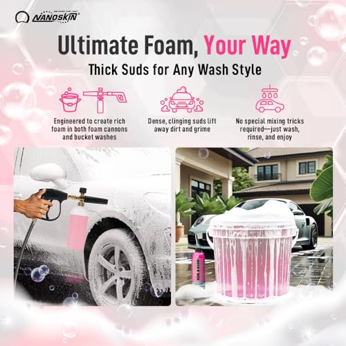 WASH N' WAX with Carnauba Wax Protection for Cars (640 Fl Oz (Pack of 1))