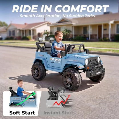 12V Electric Ride On Car (Blue)