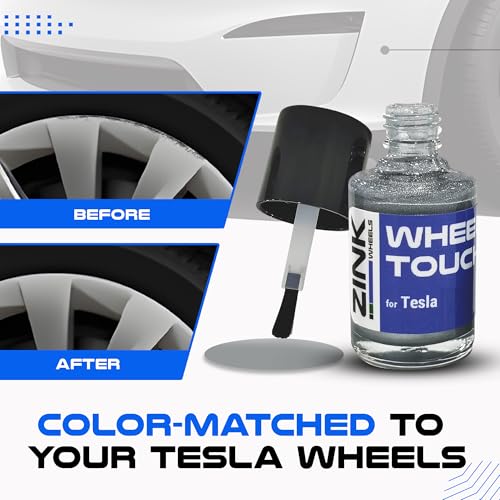 Premium Tesla Wheel Curb Rash Repair Kit for Model X 20 (Tesla Model X / 20" Silver Slipstream)