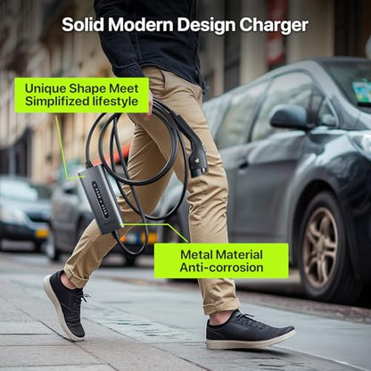 Level 2 EV Charger 40A J1772 Connector 9.6KW Electric Car Charger (14-50 plug j1772 connector)