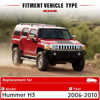 3 Pack Windshield Wiper Blades Replacement for Hummer H3 2006 (17"/16"/10")