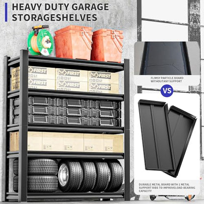 36" W Garage Shelving Unit (78"*35.44*15.7",2 Sets)
