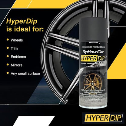 HyperDip Peelable Car Paint (11 Ounce (Pack of 2) / Anthracite Grey)