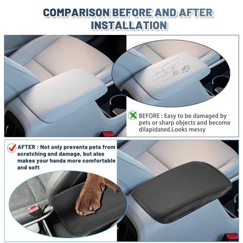 2024 2025 2026 Kona Armrest Cover for 2026 Hyundai Kona Accessories Center Console Cover 2024 Kona Armrest Cover Protector Compatible with 2024 2025 2026 Hyundai Kona SE (2024+ Hyundai Kona)
