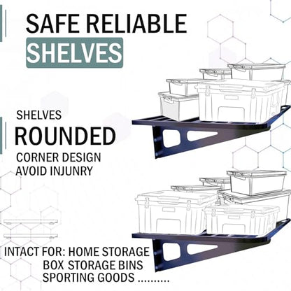 Garage Shelving Wall Mounted (Color-size / 2X16 ft)
