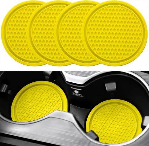 Car Cup Coaster (Yellow)