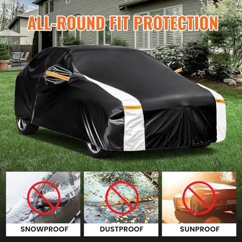 BMW 3 Series Car Cover 100% Waterproof All Weather (Custom fit BMW 3 Series / Sedan car cover)