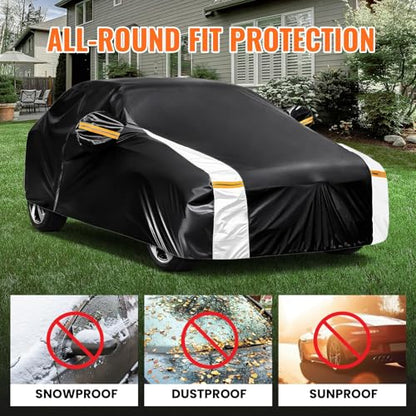 Cadillac CTS Car Cover 100% Waterproof All Weather (Custom fit Cadillac CTS / Sedan car cover)