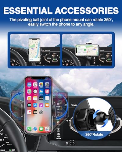 Car Phone Holder for 2023 (Auto-Look+Organizer / Honda Accord 23-26 12.3-inch)