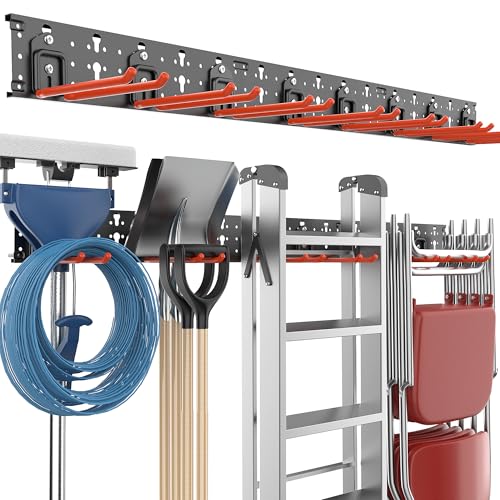 Garage Tool Storage Organizer (8Hooks)