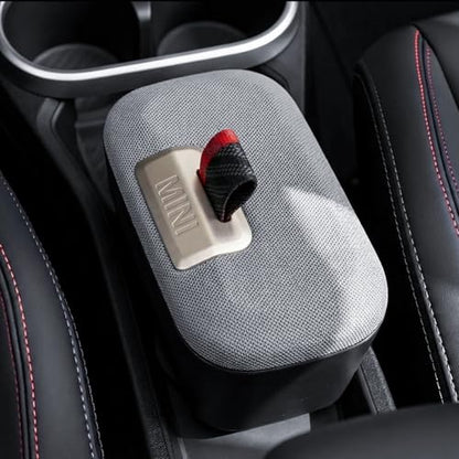 for Mini Cooper Center Console Organizer 2025 2026 Mini Cooper [F65 F66 Gas Version Only] Accessories Armrest Tray Middle Storage Box Insert Container Durable ABS Plastic (for 2025 2026 Mini Cooper)
