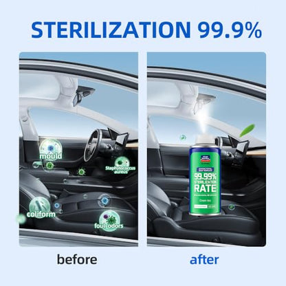 Glodway Whole Car Air Refresher Spray (6 Ounce (Pack of 3) / Green)