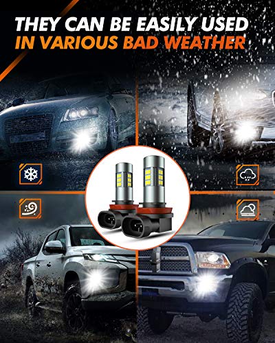 H11 H8 H16 LED Fog Light Bulbs or DRL (H11)