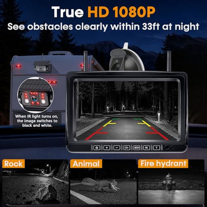 Dual Magnetic Wireless Backup Camera
