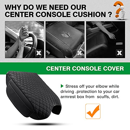 Custom Fit for Center Console Cover 2015 (Size for Ford F-150 2015-2020)