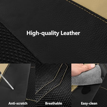 Front Car Seat Cover (N2 Black Beige / Front Seat)