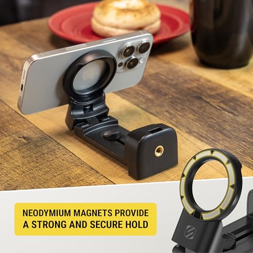 SMSTRVL MagSafe Airplane Phone Holder Mount (Travel / Desk / Office / 1 Pack / Black)