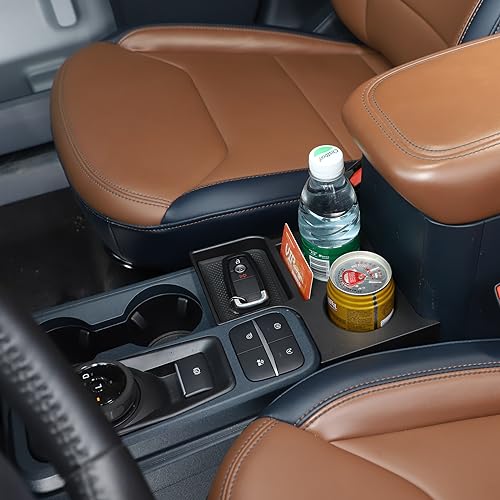 Center Console Cup Holder Insert Compatible with Ford Maverick 2022 (A Set)