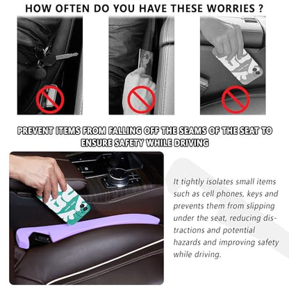 Car Seat Gap Filler 2 Pack (Purple/2pcs)