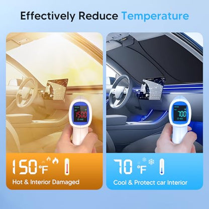 Windshield Sun Shade for Toyota RAV4 2019 (for Toyota RAV4 2019-2025)