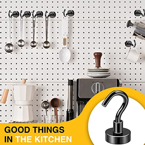 Magnetic Hooks 45pcs 30lbs Cruise Essentials 2026 Magnet Hook Black (Black / 0.63in)