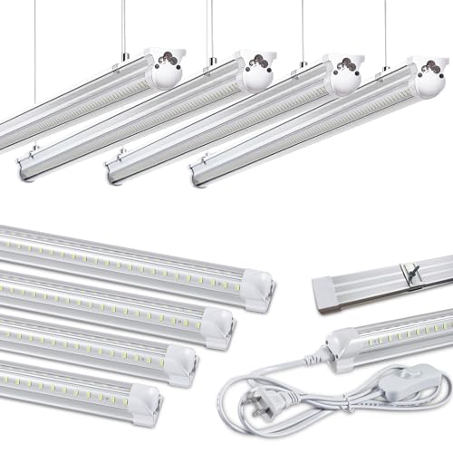 8Pack 4FT LED Shop Light Garage Lights (4FT-8Pack-6000K)