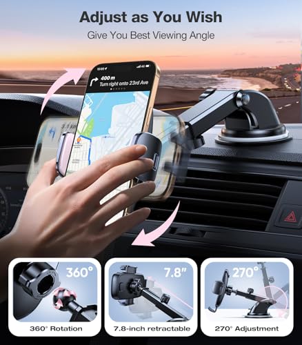 Pink Phone Holders for Your Car【Ultra (Pink)