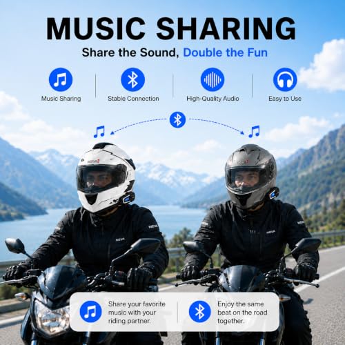 Motorcycle Helmet Intercom (TK-X4SC Single Pack)