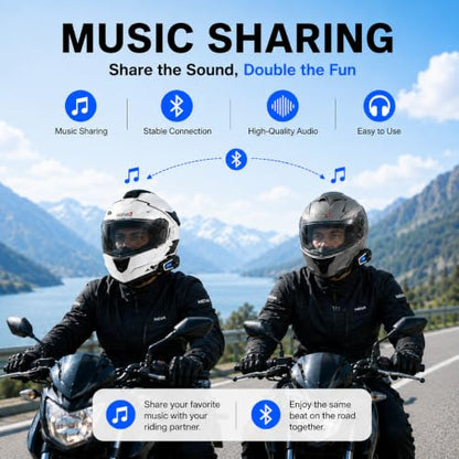 Motorcycle Helmet Intercom (TK-X4SC Single Pack)
