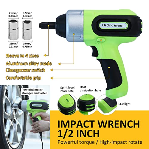 Electric Car Jack Kit 5Ton 12V Car Jack Hydraulic (Jack+Wrench+Air Pump+LCD)