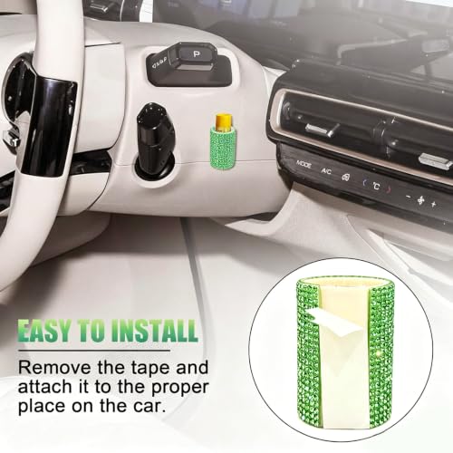 Upright Car Chapstick Holder (Green)