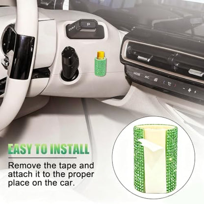 Upright Car Chapstick Holder (Green)