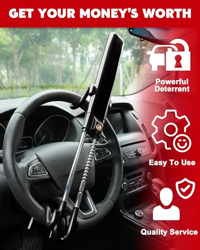 Steering Wheel Lock Anti (Black)