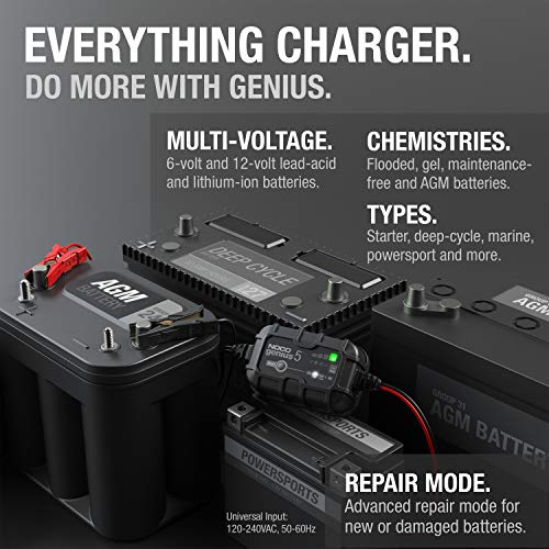 GENIUS5 5A 6 12V Smart Battery Charger (5A)